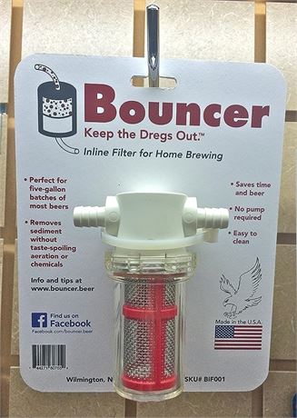 Bouncer inline beer filter (Classic) AND Replacement Screen Assortment