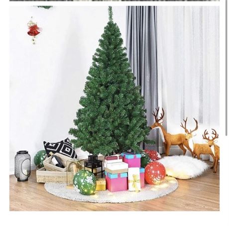 Sibosen 6 ft Premium Artificial Christmas Tree for Holiday Indoor Outdoor Party