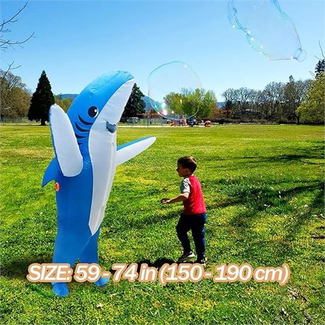 Inflated Shark Costume for Halloween