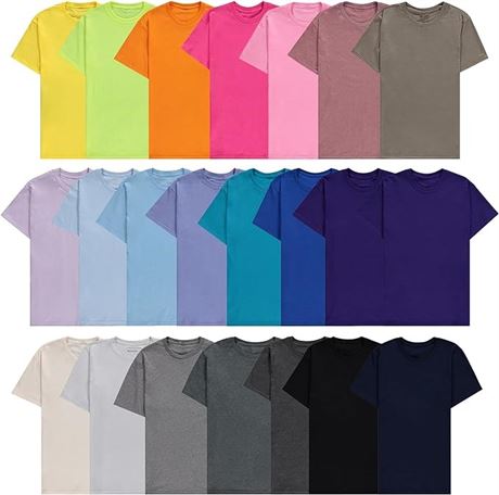 BILLIONHATS 12 Pack Plus Size Men Cotton T-Shirt - 3XL