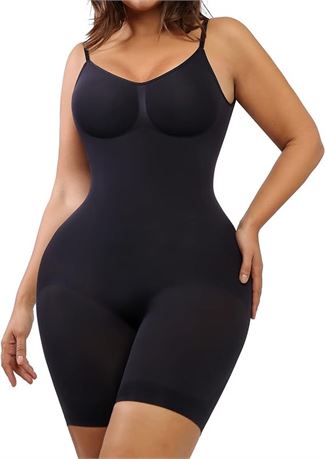 Low Back Bodysuit for Women Tummy Control Shapewear Seamless Faja Body Sculpting