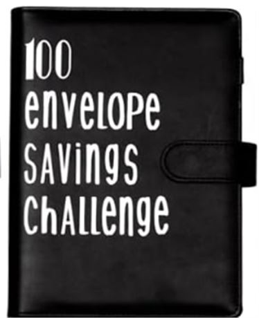 100 Envelopes Money Saving Challenge Binder Kit, Prefdo Bud...