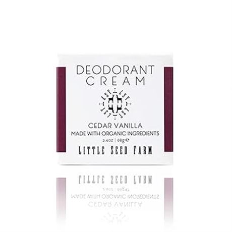 Little Seed Farm All Natural Deodorant Cream, Aluminum Free A...