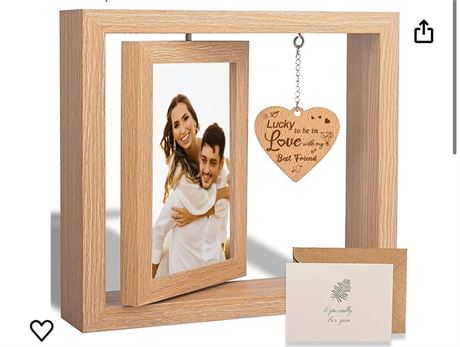 Lucky to be in Love with my Best Friend - Romantic Couples Picture Frames Annive