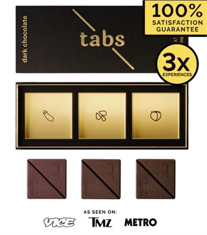 3 BOXES TABS Sex Chocolate for couples or single use