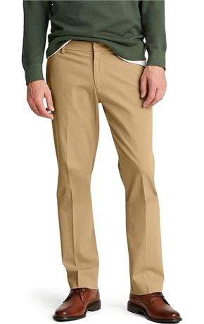 Dockers Mens City Tech Trouser Straight Fit Smart 360 Tech Pants - Size: 32x34