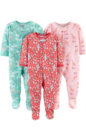 SIZE:4T, Simple Joys by Carter's Toddlers and Baby Girls' Loose-Fit Polyester Je