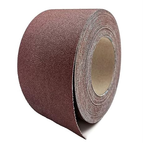 Emery Cloth Roll, 3 inches Wide 49.2 feet Long Ready-to-Cut Ready-to-Wrap Abrasi