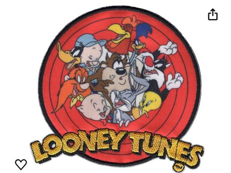 C&D Visionary Looney Tunes-Group Patch, Multi-Colered