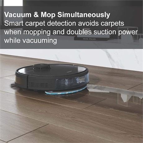 ECOVACS Deebot OZMO T5 2in1 Robot Vacuum and Mop Cleaner with Precise Laser