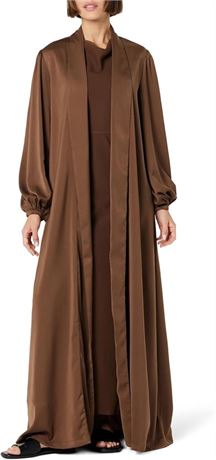 XL, The Drop Women's Open-front Maxi Robe Dress by @withloveleena