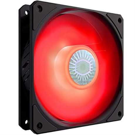 Cooler Master SickleFlow 120 Red Led Square Frame Fan with Air Balance Curve