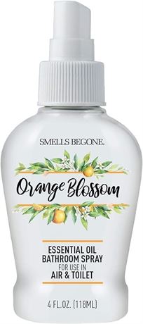 SMELLS BEGONE Essential Oil Air Freshener Bathroom Spray - Eliminates Bathroom
