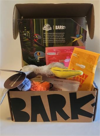 BarkBox Jurassic World Themed Dog Box Set