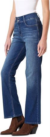 Size 16 W Angels Forever Young Womens Super High Rise Curvy Bootcut Jeans
