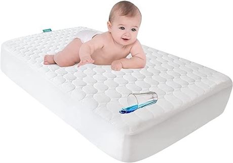 Biloban Waterproof Crib Mattress Protector