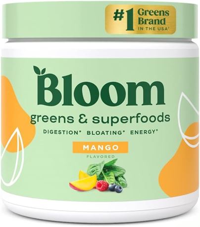 Bloom Nutrition Greens and Superfoods Powder - Mango