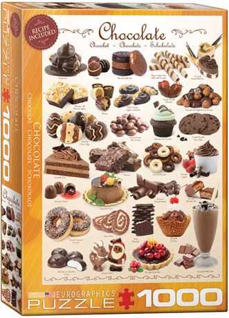 Eurographics Chocolate 1000-Piece Puzzle