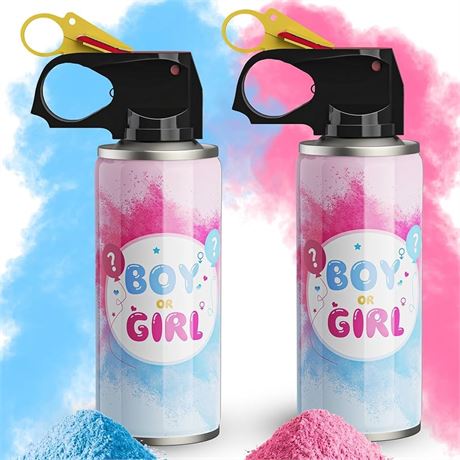 POPUPARTY Gender Reveal Fire Extinguisher Color Blasters, 2 BLASTERS