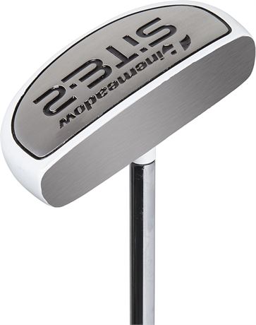 Pinemeadow Golf Site 2 Putter, Right Hand, 34-Inch,White