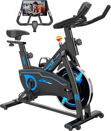 Leikefitness Exercise Bike,Indoor Cycling Bike, Stationary Bike Magnetic Resistance Quiet and Smooth for Home