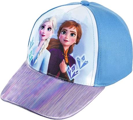 Disney Frozen Girls Elsa and Anna Baseball Cap Blue