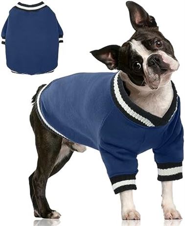S, FUAMEY Dog Pullover Sweatshirt，Dog Winter Sweaters Warm Dog Clothes Dog Vest