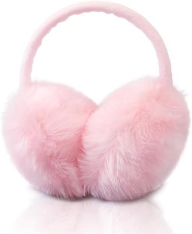 SEYUFN Faux Fur Fuzzy Ear Muffs Women Soft Plush Fluffy Earmuffs Ski Headband