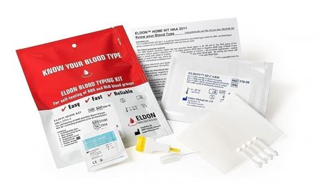 (5 Pack) Blood Typing Test Kit Eldoncard by Eldon