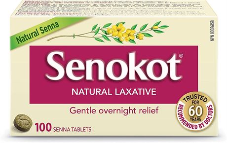 100 Count - Senokot Natural Laxative