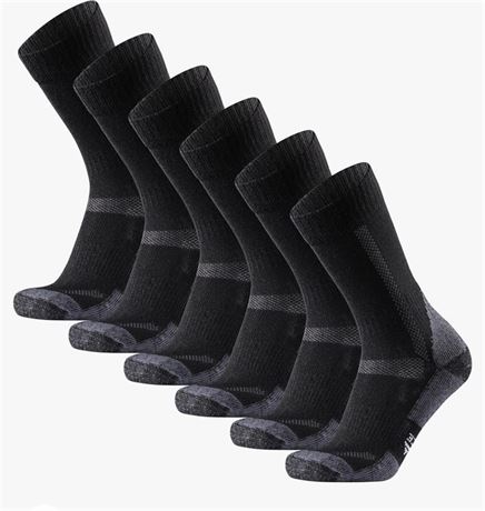 DANISH ENDURANCE Merino Wool Hiking Socks, Crew Length, Thermal & Moisture Wicki