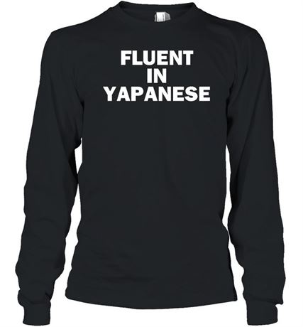 XL, Top Fluent In Yapanese Hooded Sweatshirt