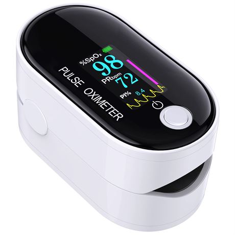 Pulse Oximeter Fingertip FACEIL Digital Blood Oxygen Saturation Monitor