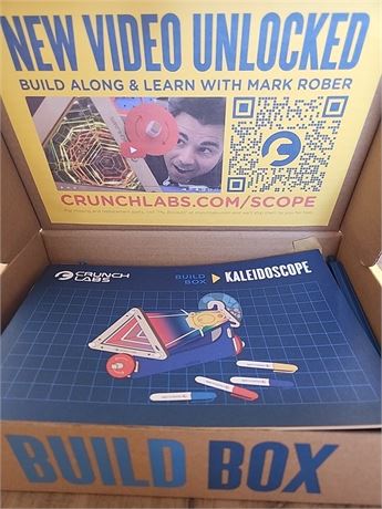 Crunch Labs by Mark Rober Kaleidoscope Build Box Educational Engineering