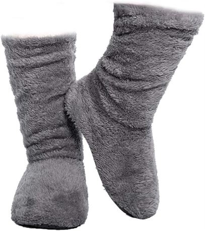 Size:  8-10 ,FRALOSHA Women's Slipper Sock Coral Velvet Indoor Spring-Autumn