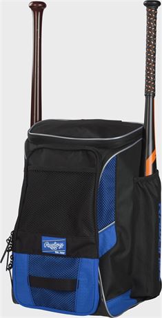 Rawlings | R500 2.0 Backpack Equipment Bag | Baseball / Softball BLUE