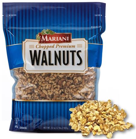 BB 07/24 Mariani Nut - Chopped Premium California Walnuts - Gluten Free | Kosher
