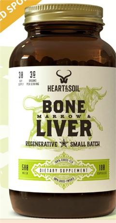 Heart & Soil Bone Marrow & Liver REINFORCE YOUR BODY&MIND 500mg / 180 capsules
