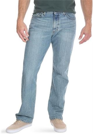 SIZE:38W×29L  Wrangler Authentics Men's Regular Fit Comfort Flex Waist Jean