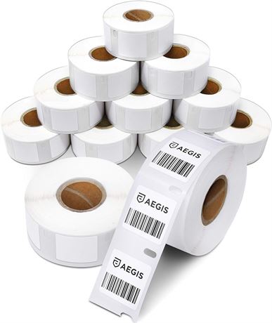 Compatible 1” Direct Thermal Labels Replacement for DYMO 30332 (1" X 1") Square