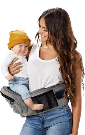 Tushbaby - Safety-Certified Hip Seat Baby Carrier - Mom’s Choice Award Winner, S