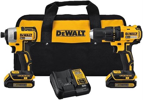 DEWALT 20V MAX* Cordless Drill and Impact Driver, Power Tool Combo Kit , Brushle
