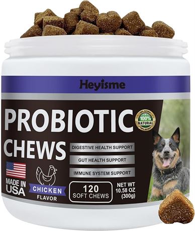 Probiotics for Dogs, Improve Yeast Balance, Itchy Skin Itchy Ears, Gut Health, A