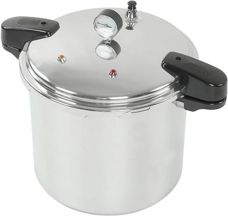 Pressure Cooker, 23l Aluminum Alloy Pressure Canner Pressure Pot with Gauge for