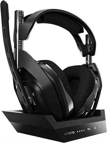 ASTRO Gaming A50 Wireless Headset + Base Station Gen 4 - Compatible With PS5, PS