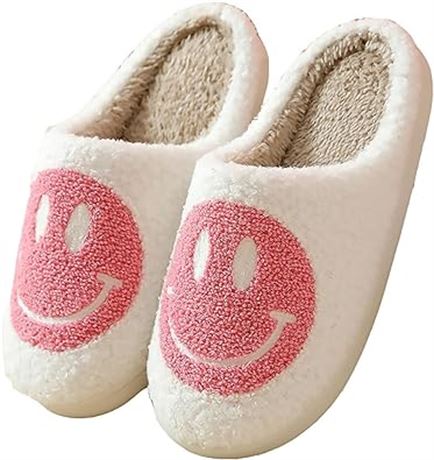 SIZE: 9-10 US WOMEN smiley Face Slippers With Exquisite packaging bag...