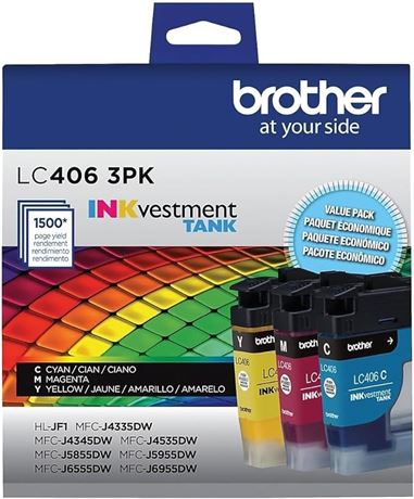 LC4063PKS Standard-Yield Colour Ink Cartridge 3-Pack