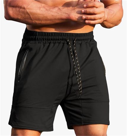 COOFANDY Men's Gym Workout Shorts Athletic Training Shorts Fitted Weightlifting