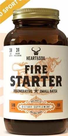 Heart & Soil Firestarter SPARK YOUR WEIGHT LOSS.180 Capsules