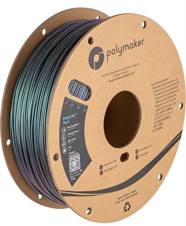 Polymaker Color Changeable Starlight Purple-Green PLA 3D Printer Filament 1.75mm